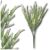 12 darabos mű fehér levendula ág, 35 cm magas, realisztikus zöld szárak, otthoni dekoráció