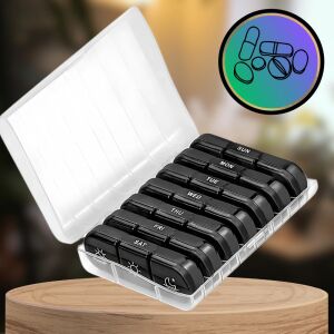 Gyógyszerszervező 7 napra külön rekesszel napi 3 alkalommal - praktikus tablettadoboz 123613088 - Otthoni betegápolás