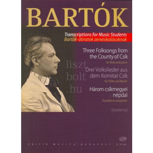 Bartók: Három csíkmegyei népdal fuvolára 136044140
