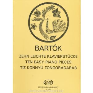Bartók Béla: Tíz könnyű zongoradarab 136099216 - Művészet & Építészet