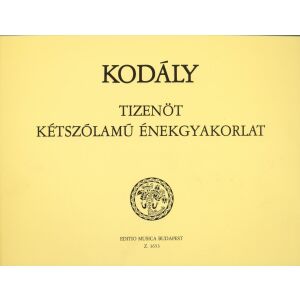 Kodály Zoltán: 15 kétszólamú énekgyakorlat 136045433 - Művészet & Építészet