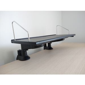 Raft de birou Tandem, organizator de birou reglabil negru pentru rechizite de birou - Suporturi documente