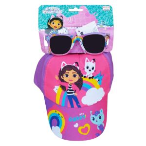 Netflix Gabby bejzbol kačket s šilterom za sunce 400 UV sa zaštitnim naočalama 4-7 godina