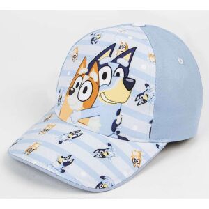 Bluey Baseballkappe für Kinder, hellblau mit Bluey und Bingo Figuren - Babys & Toddler