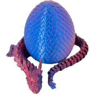 Фигурка Сани, Дракон в яйце 90 x 115 mm, Син, Червен 123658949 - Фигура