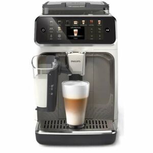 Автоматична кафемашина Philips EP5545/70 LatteGo приготвя лате макиато - Автоматична кафемашина