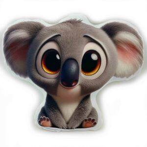 Állatos formapárna, Koala maci, aranyos design - Díszpárna