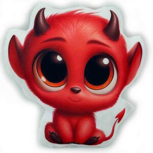 Állatos formapárna Ördög, cuki ördög alakú díszpárna - Díszpárna