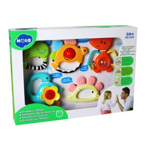 5 DB TÖBBSZÍNŰ DINOSZAURUSZ DINOSZAURUSZ KÉSZLET