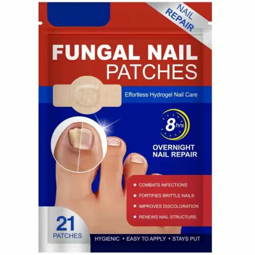 Комплект от 21 противогъбични лепенки за увредени нокти, против инфекция, нощно лечение 123667556