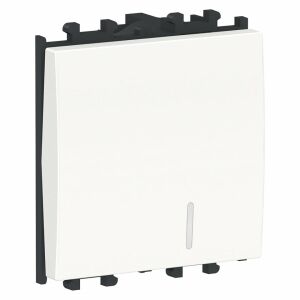 Intrerupator cap scara cu led, 2 module, alb, Schneider Easy Styl 123667702 - Schneider Intrerupatoare