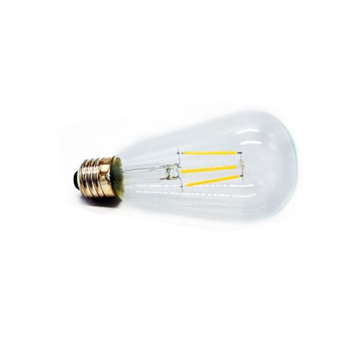 Edison izzó, filament LED retró izzó, fényforrás, 4W, 2700K, melegfehér 133324290