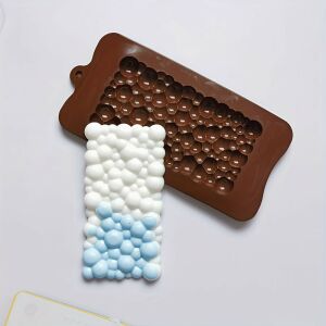 Szilikon Buborékos Csokoládéforma - 22x10.7cm