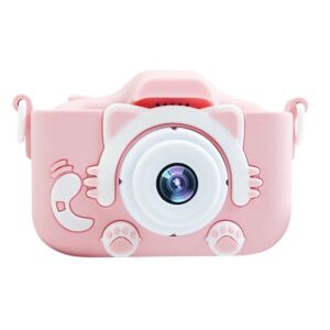 Gyerek fényképezőgép rózsaszín x5 cica