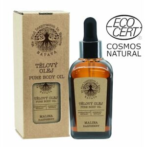 Ulei de corp cu zmeură Natava 50ml, îngrijire naturală a pielii pentru piele uscată - Ulei de corp