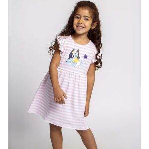 Лятна рокля Bluey за момичета, розово и бяло райе, 3 години - Бебе & Малко дете