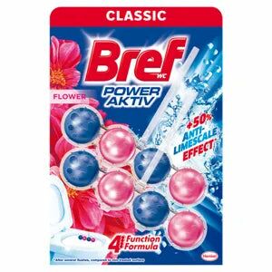 Bref Power Aktiv Flower, WC frissítő, 2*50 g