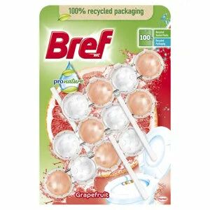Bref ProNature Grapefruit ,WC frissítő, 3 x50 g