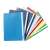 Bluering® A4 plastic quick folders, assorted colors