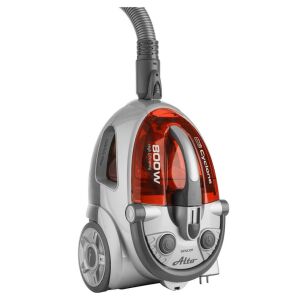 Sencor SVC 730RD-EUE2 porzsák nélküli porszívó, ezüst és piros színben, 800W, ciklon technológiával - Sencor