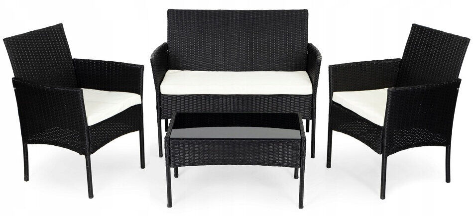 Kerti bútor garnitúra 4 fő részére + párnák