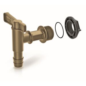 Tartozék Prosperplast csap a CANTAP 1 esővízhordóhoz arany színben 123714642 - Csatlakozó és kiegészítő