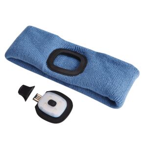 Sixtol fejpánt LED homloklámpával, újratölthető kék 123714942 - Sixtol