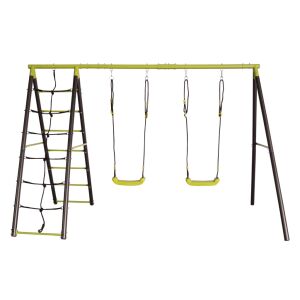 G21 Tacoma 1 hintaállvány két üléssel és mászófallal - Kültéri hinta