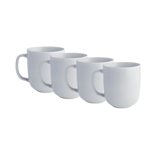 CASA NOVA világoszürke bögre készlet, 4 db, 400 ml-es - Otthon és kert