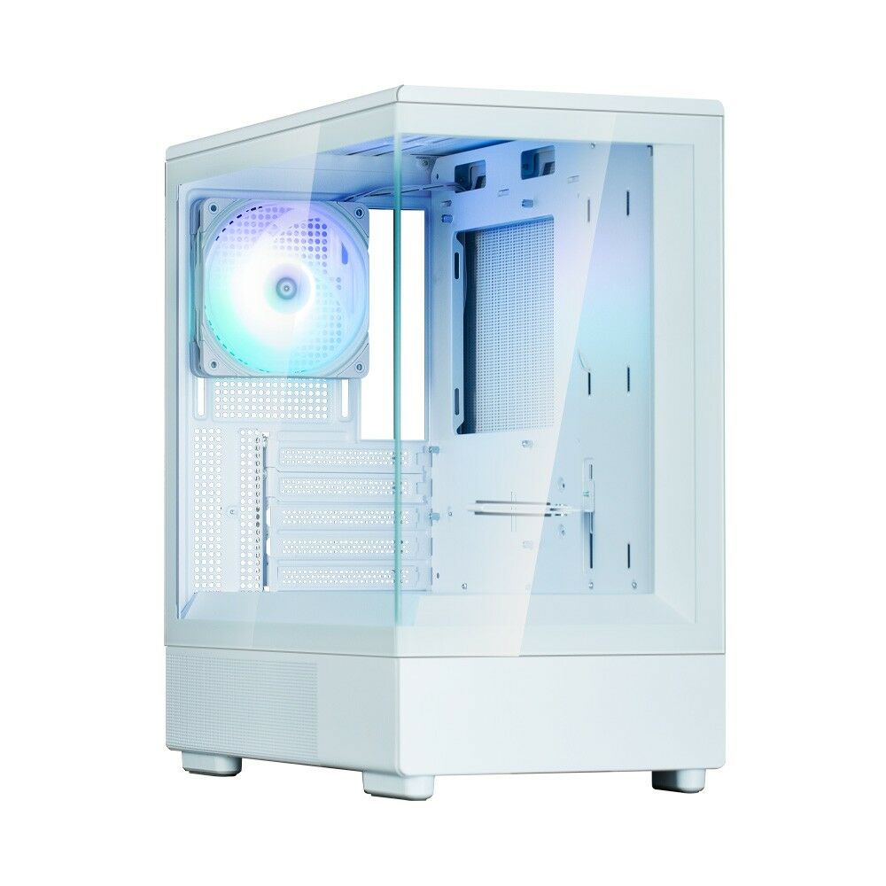 Zalman P10 White Mini Tower Fehér PC számítógép ház