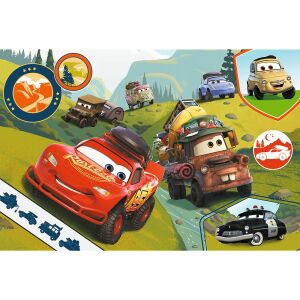 Cars 3 Trefl Maxi kirakós 24 darabos, Villám McQueen és Mater szerepel rajta - Puzzle & Kirakó