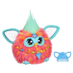 Furby Jucărie Interactivă de Pluș, Multicolor, Cântă, Vorbește, Dansează, Se Iluminează, Activată Vocal, Jucărie pentru Copii - Mercaton