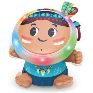 Táncoló dob játék fényekkel és hangokkal, interaktív zenei játék kisgyermekeknek - Zenélő játék