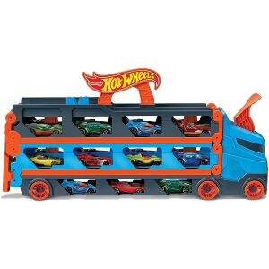 HOT WHEELS 2 AZ 1-BEN MEGA PÁLYA AUTÓSZÁLLÍTÓ