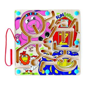 Hape Mágneses Labirintus Vidám Farm