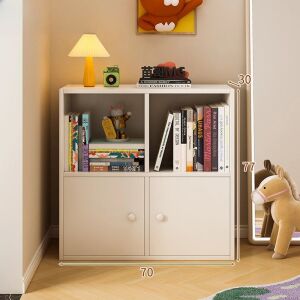 Polcos szekrény Komód 70x30x77 cm fehér FUR1914-1