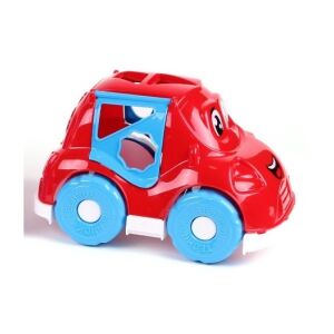 Vzdelávacia hračka, TechnoK, triedič tvarov, 5927, autíčko, červená