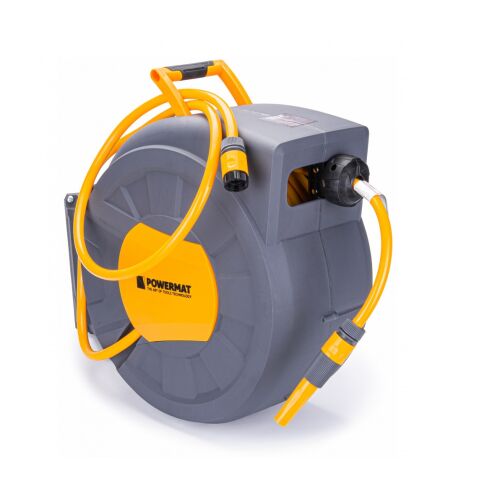 Powermat tömlődob, 35m, 1/2 hüvelyk, kerti tömlődob