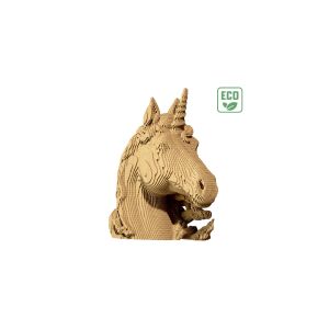 3D puzzle, JEDNOROŽEC, Kartón, 65 dielikov