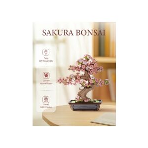Sakura Bonsai 3D Puzzle, RolLife, einfache DIY-Montage, schöne Wohnkultur, tolle Geschenkidee - Puzzle & Rätsel