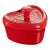 Staub 40511092 Szív alakú kerámia tepsi, Muffinhoz és szufléhez, 10 cm, 200 ml, 300 C-ig, Piros 123755472