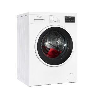 Exquisit mosógép-szárító piros ruhával belül - Mosó - szárítógép