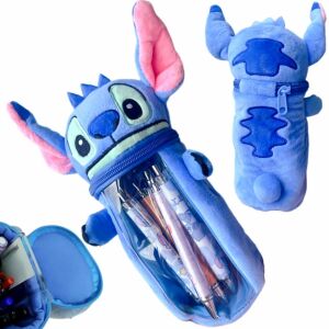 Multifunkcionális iskolai tolltartó Medve, plüss, 22x11x8 cm