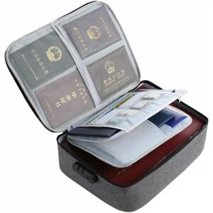 Organizačná taška OXFORD na dokumenty, šedá, oxfordská tkanina, 37x10,5x27cm 123757970 - Iné tašky