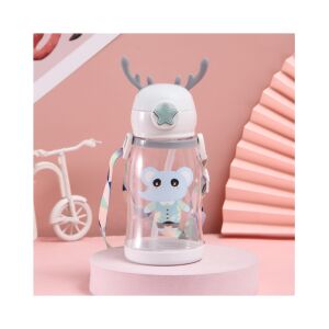 Detská fľaša na vodu s brčkom 600 ml BD30B 123758078 - Preprava jedla a nápojov