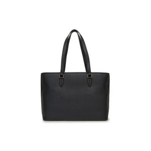 Čierna Love Moschino tote taška, zadný pohľad - Tašky na rameno