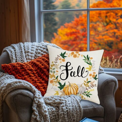 Őszi boho párnahuzat 45x45cm