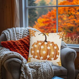 Povlak na vankúš 45x45cm krásny tisk jeseň boho pod189 123758399 - Posteľná bielizeň