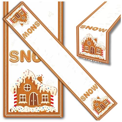 Könnyű terítő a karácsonyi asztalra