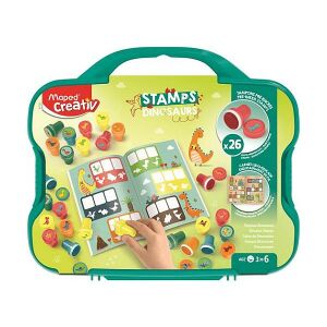 Maped Creativ nyomdázó készlet bőröndben - dinoszauruszok 123759290 - Nyomda